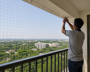 Pigeon Netting Installation
